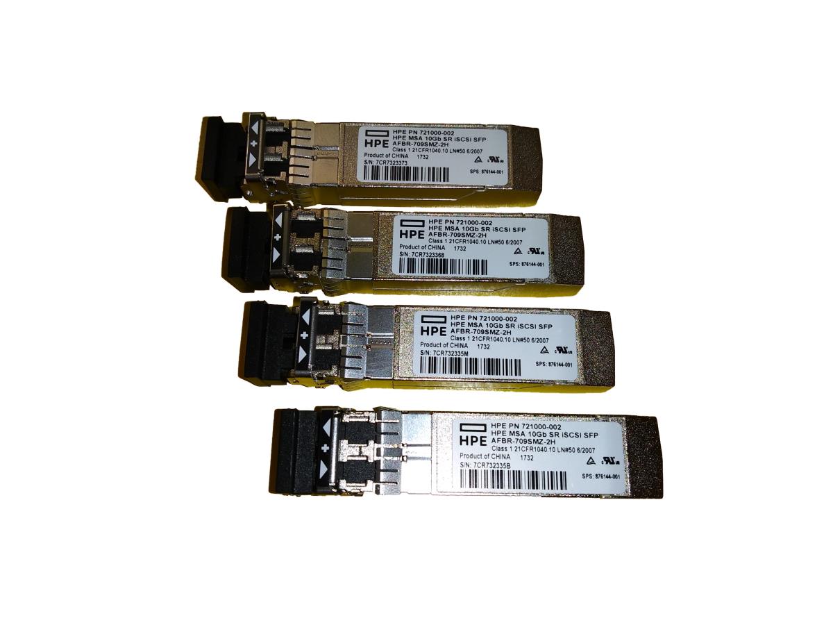 Transceiver MSA 10GB Short Range iSCSI SFP+ 4-pack