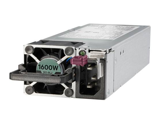 HPE 1600 W flex slot platinum hot plug low halogen power supply kit (830272-B21)