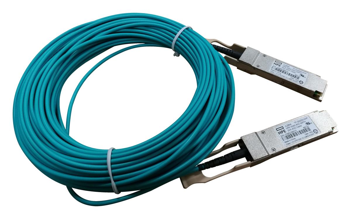 HPE X2A0 40G QSFP+20m Active Optical Cable (JL289A)