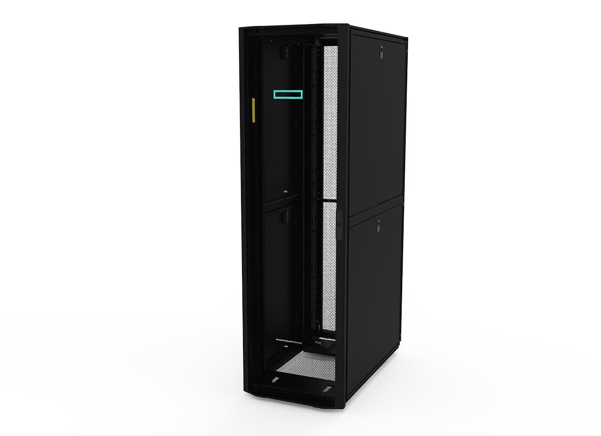 HPE 42U 600mmx1075mm G2 Kitted Advanced Shock Rack with Side Panels and Baying