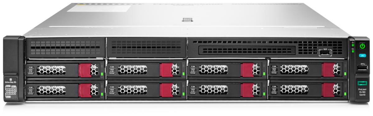 K/HPE DL180 Gen10 4110 1P 16G 8LFF Svr