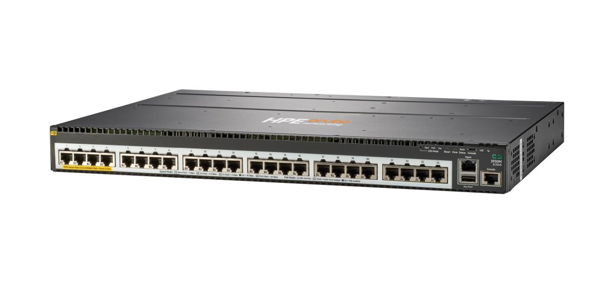Aruba 2930M 24 HPE Smart Rate PoE + 1-slot Switch
