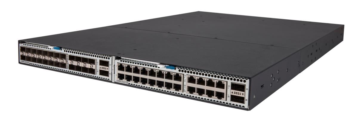 FlexFabric 5940 48XGT 6QSFP28 Switch, 48 10GBASE-T Ports, 6 QSFP28 ports