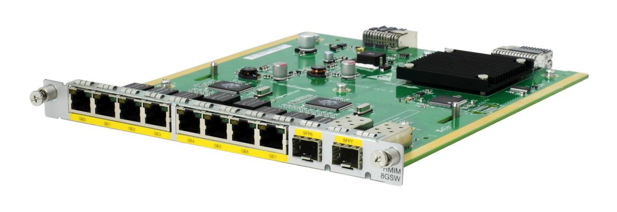 FlexNetwork MSR 8-port 10/100/1000BASE-T/2-port 1000BASE-X (Combo) Switch HMIM Module