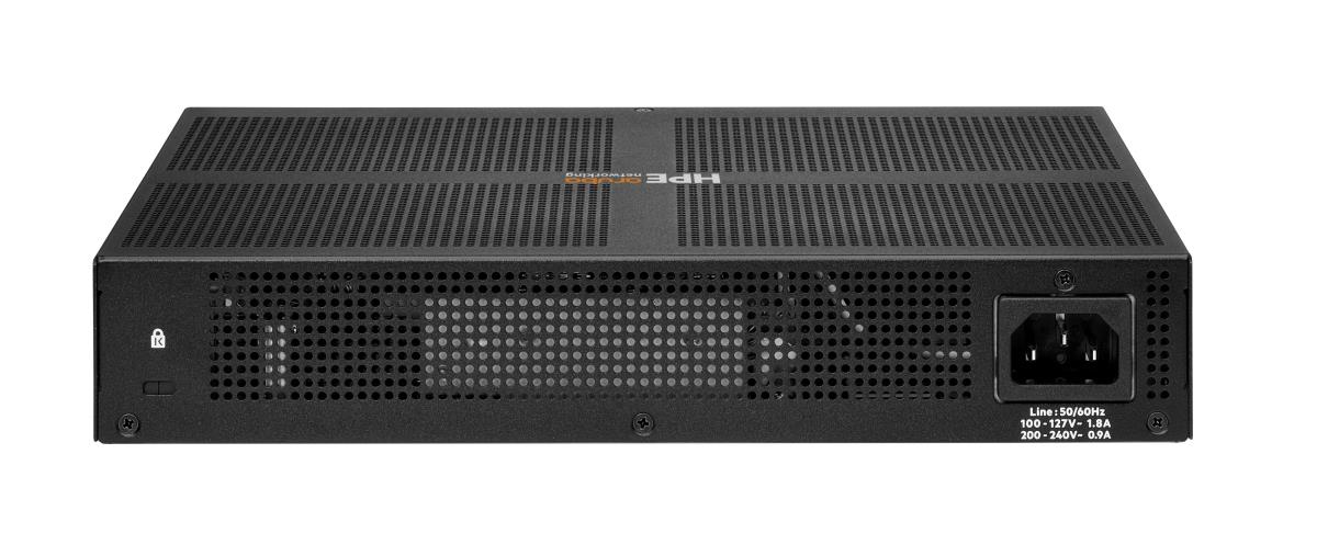 Aruba 6100 12G Class4 PoE 2G/2SFP+ 139W Switch, 12x ports 10/100/1000BASE-T Ports 2x 1G/10G SFP ports 2x 1GbE ports
