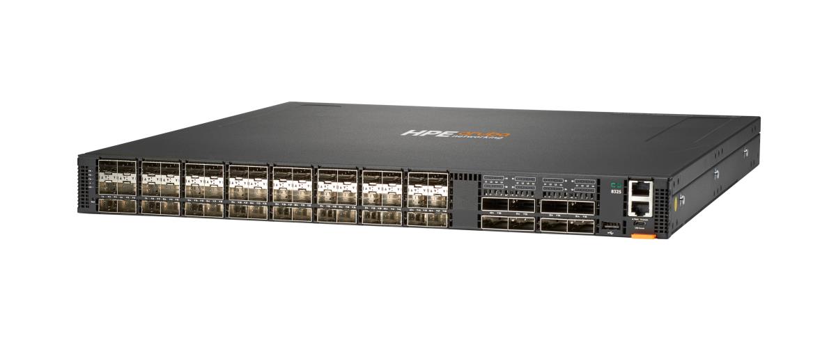 Aruba 8325-48Y8C 48P 25G SFP/+/28 8P 100G QSFP+/28 Back-to-front 6 Fans And 2 PSU Bundle