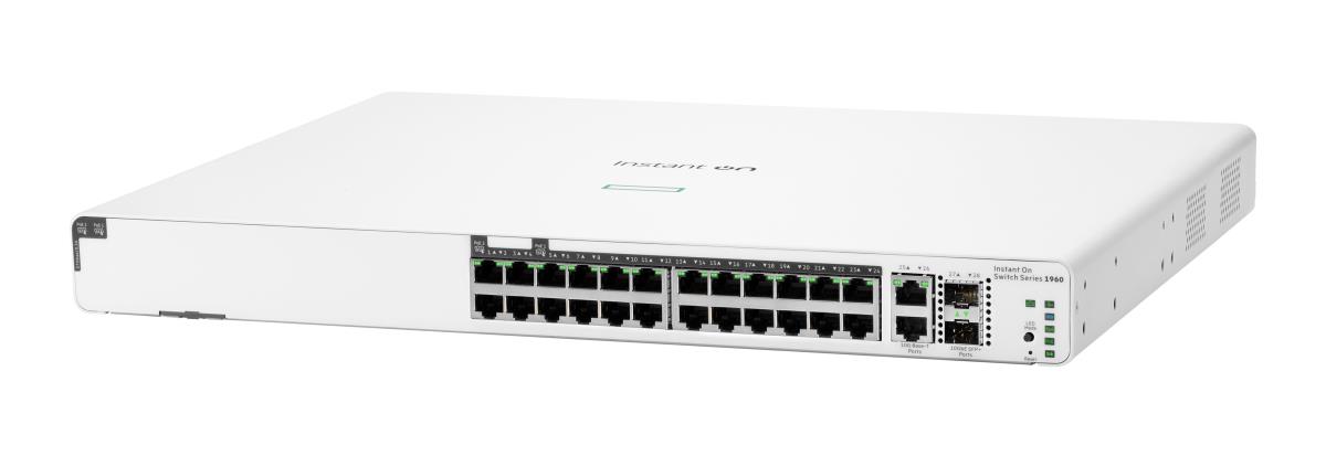 Aruba Instant On 1960 24G 20p Class4 4p Class6 PoE 2XGT 2SFP+ 370W Switch