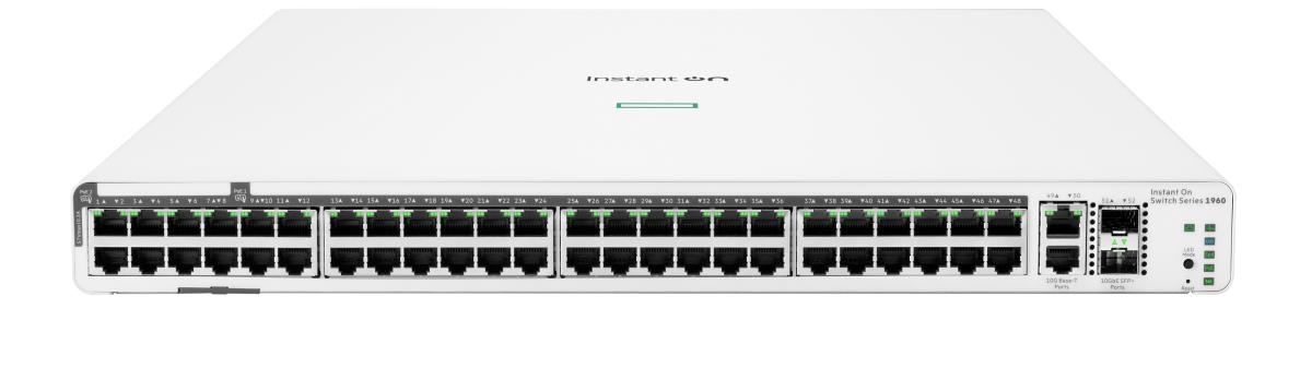 Aruba Instant On 1960 48G 40p Class4 8p Class6 PoE 2XGT 2SFP+ 600W Switch