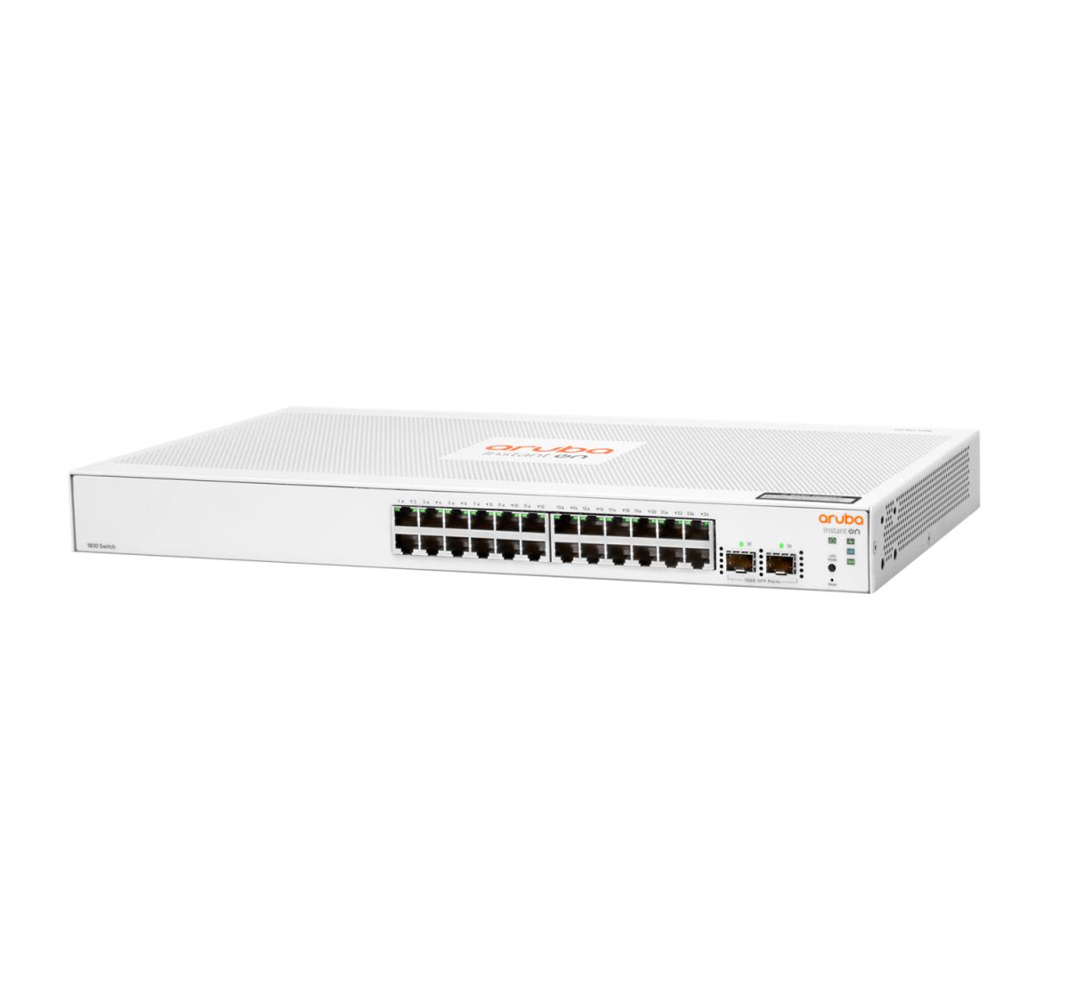 Aruba Instant On 1930 24G L2 Managed Switch, 24xRJ-45 10/100/1000 ports, 2xSFP 1GbE ports