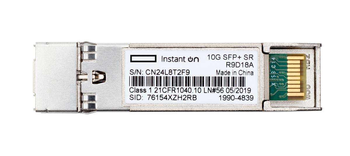 Aruba Instant On 10G SFP+ LC SR 300m OM3 MMF Transceiver