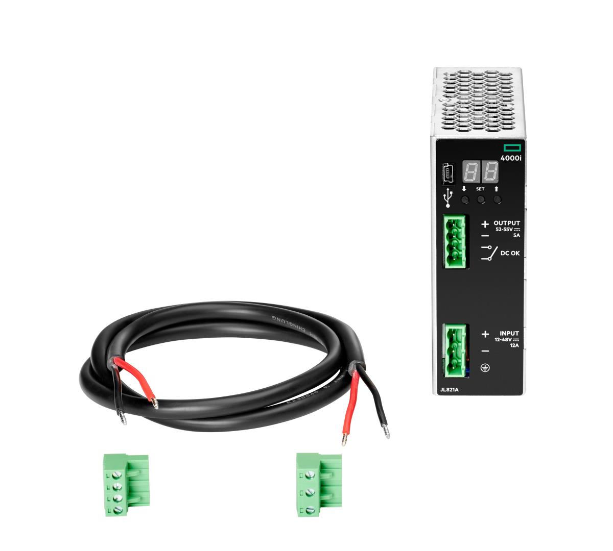 Aruba 4000i POE 54VDC 240W 12-48VDC DIN Power Supply