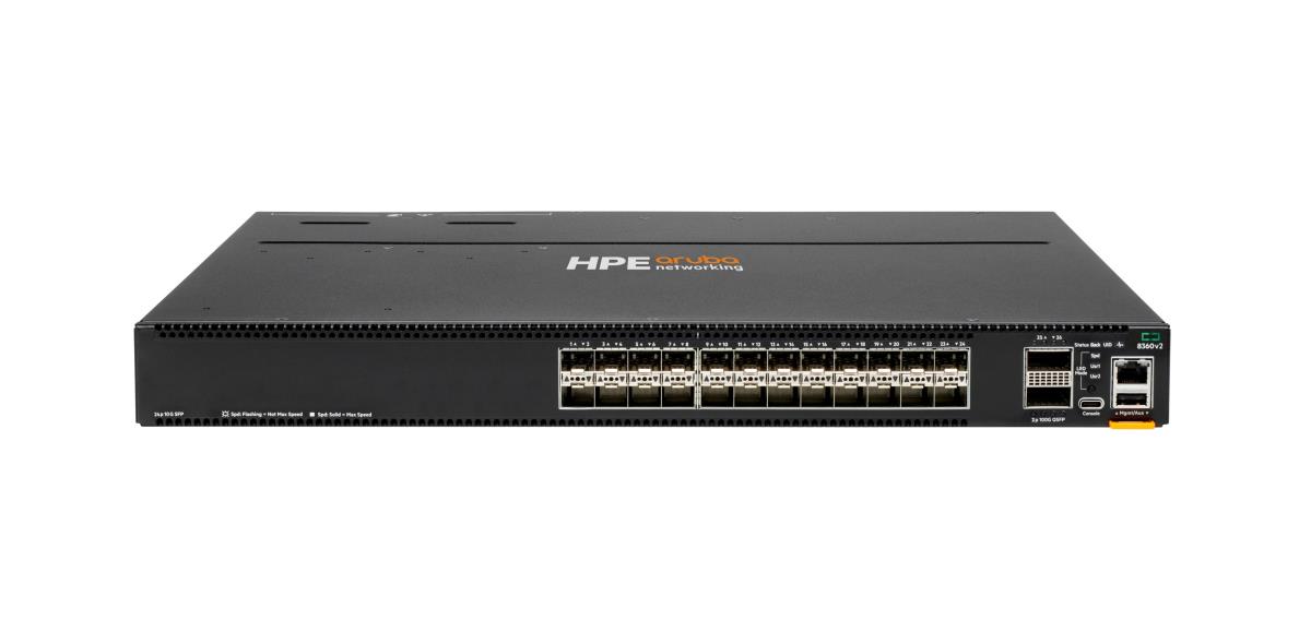 Aruba 8360-24XF2C v2 24-port 10G SFP/SFP+ 2-port 100G QSFP+/QSFP28 Switch