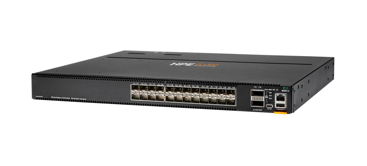 Aruba 8360-24XF2C v2 24-port 10G SFP/SFP+ 2-port 100G QSFP+/QSFP28 Switch