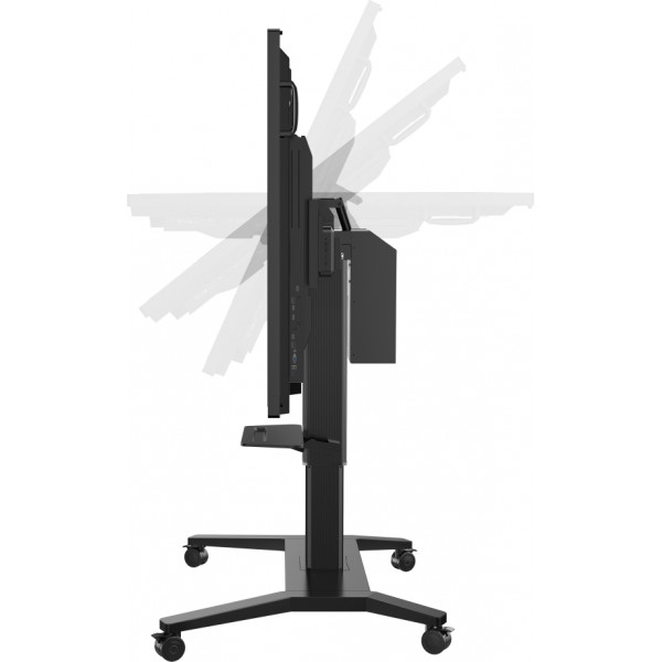 Portable flat panel floor stand VB-STND-003 Black 190.5cm 75in
