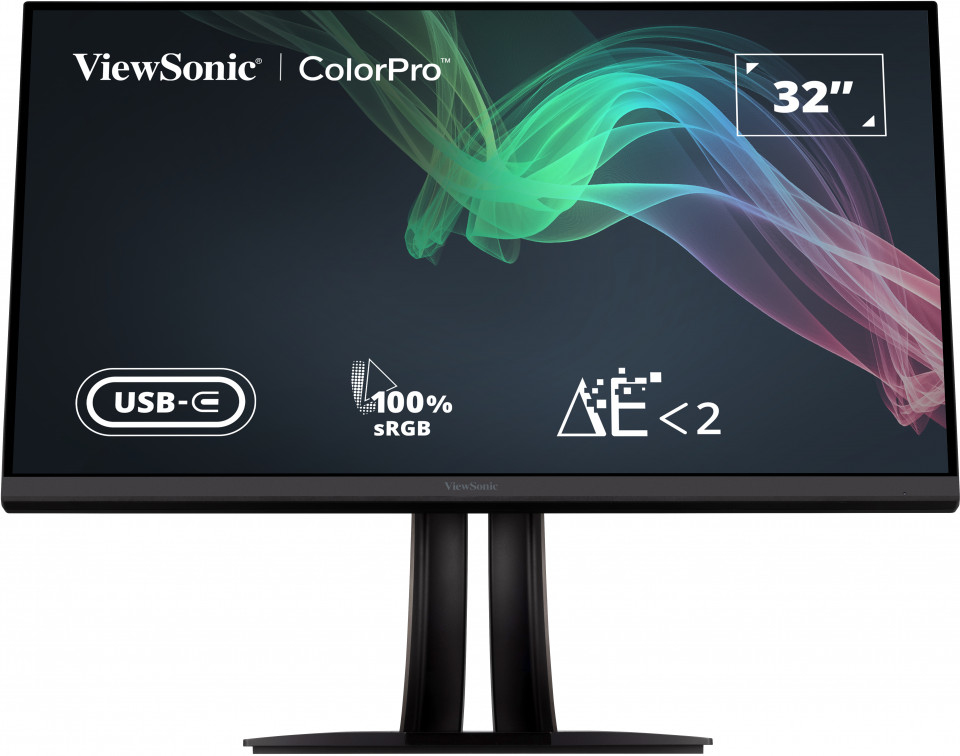 Desktop USB-C Monitor - VP3256-4K - 32in - 3840x2160 (4K UHD) - IPS 5ms 100% sRGB