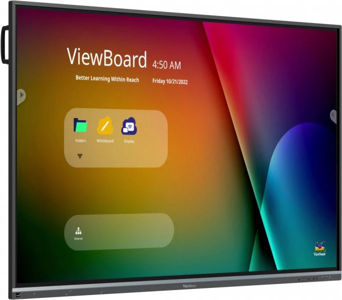 Commercial Display - ViewBoard IFP7550-5F - 75in Touch - 3840x2160 (4K UHD) - IPS 8ms Android 11