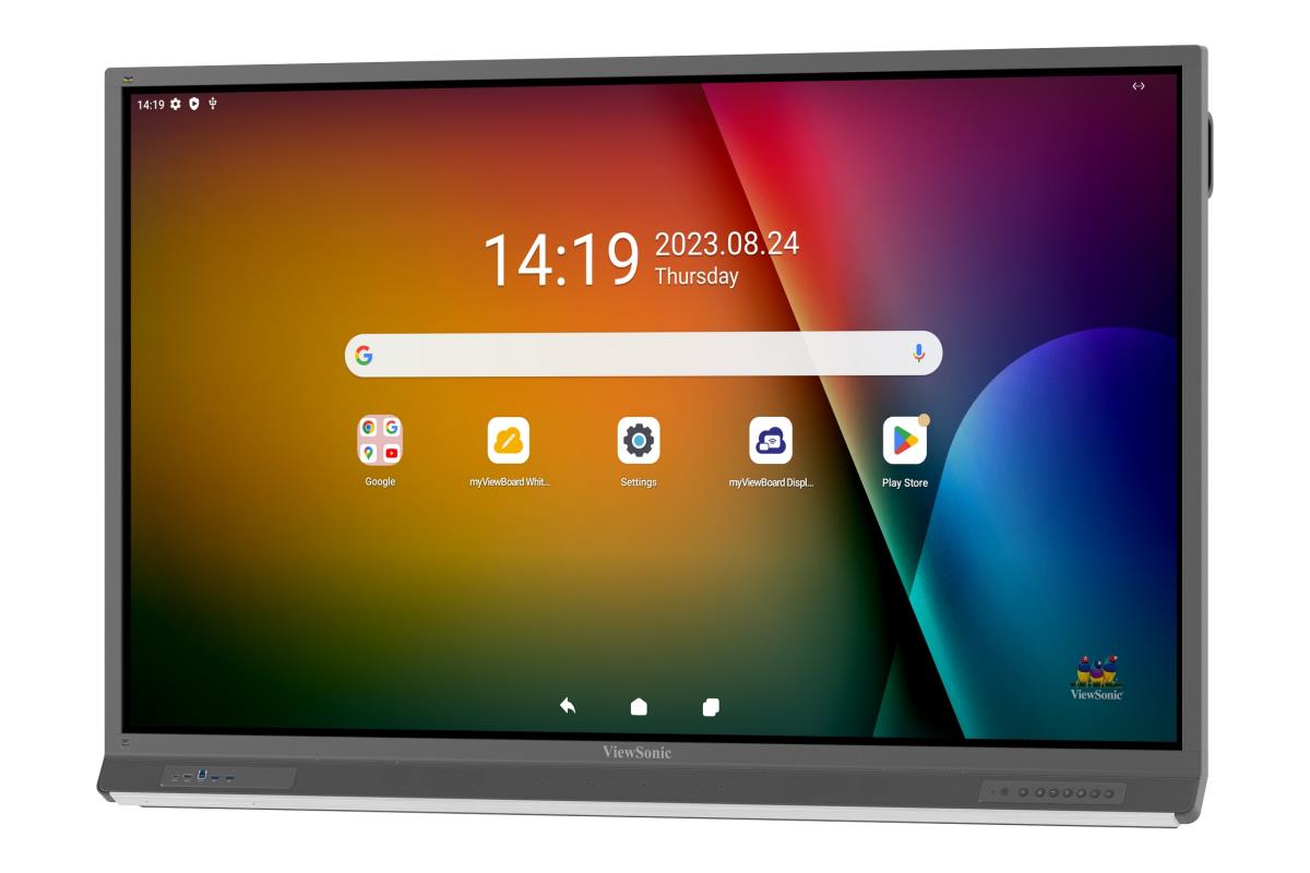 Interactive Flat Panel  - ViewBoard  IFP6552-2F - 65in - 3840x2160 (4K UHD) - Android 13.0 IR 450 nits USB-C DP 2x20W + sub 20W + array m