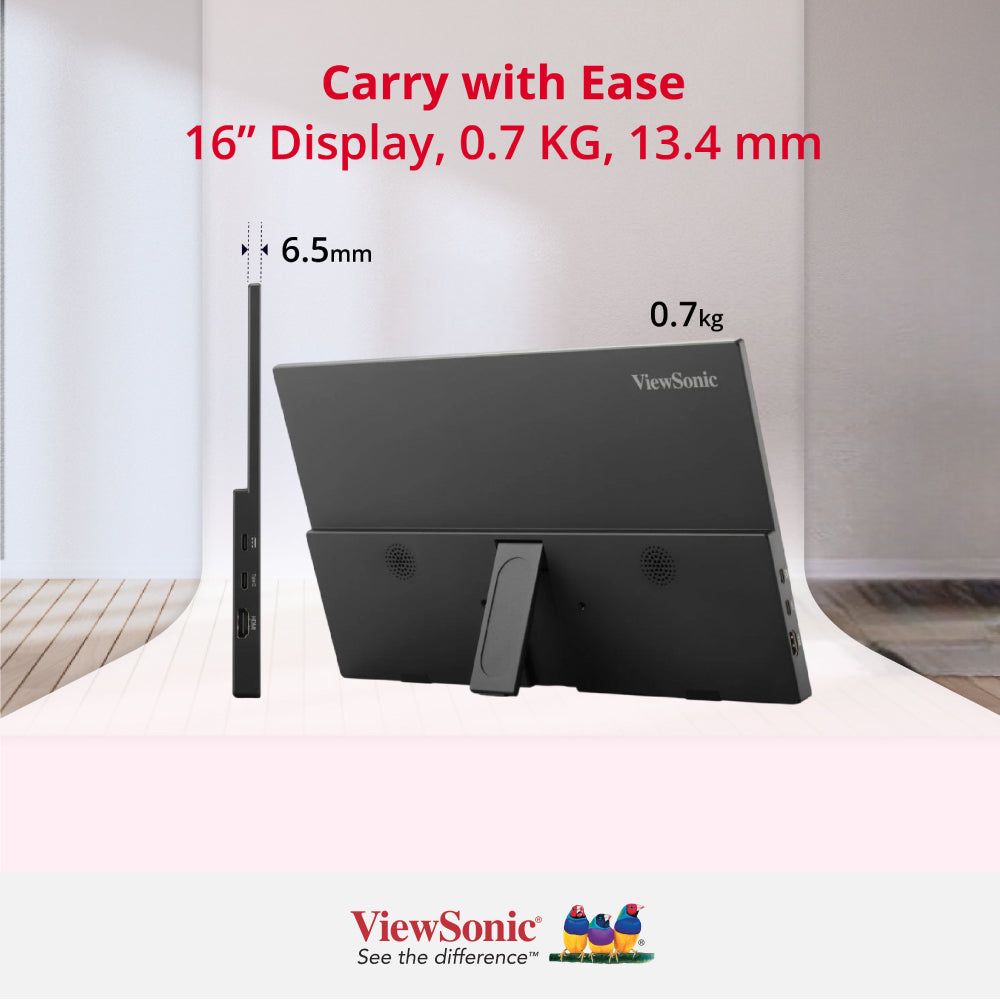 Portable USB-C Monitor - ThinkVision VA1650 - 16in - 1920x1080 (Full HD) - IPS