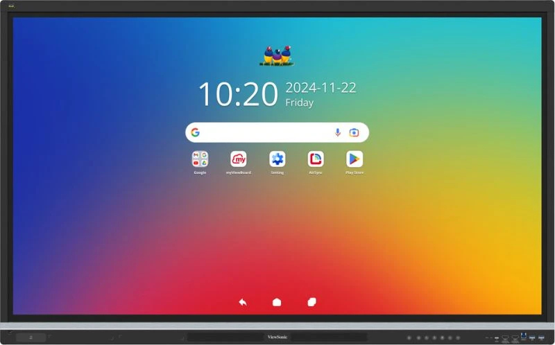 Interactive Flat Panel  - ViewBoard IFP6551 - 65in touchscreen - 3840x2160 (4K UHD) - Android 14 EDLA certified IR 450 nits 2x 25W + sub 20W