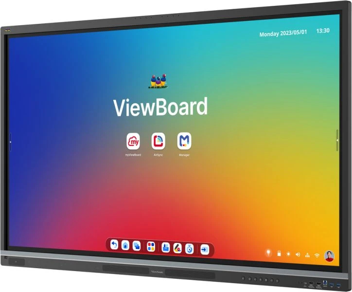 Interactive Flat Panel  - ViewBoard IFP6551 - 65in touchscreen - 3840x2160 (4K UHD) - Android 14 EDLA certified IR 450 nits 2x 25W + sub 20W