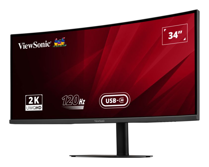 Curved USB-C Monitor - VA3420C - 34in - 3440x1440 (UWQHD) - IPS  speakers