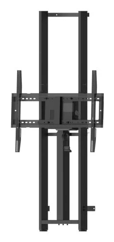 Monitor Mount - VB-STND-104 - wall - 1 monitor - height adjustment - 55 to 86in - Black - Optional Trolley Conversion