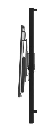 Monitor Mount - VB-STND-104 - wall - 1 monitor - height adjustment - 55 to 86in - Black - Optional Trolley Conversion