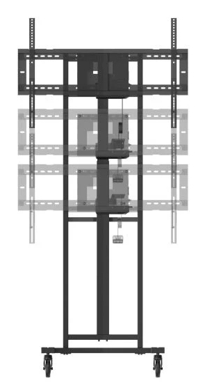 Mobile kit for VB-STND-104, Black