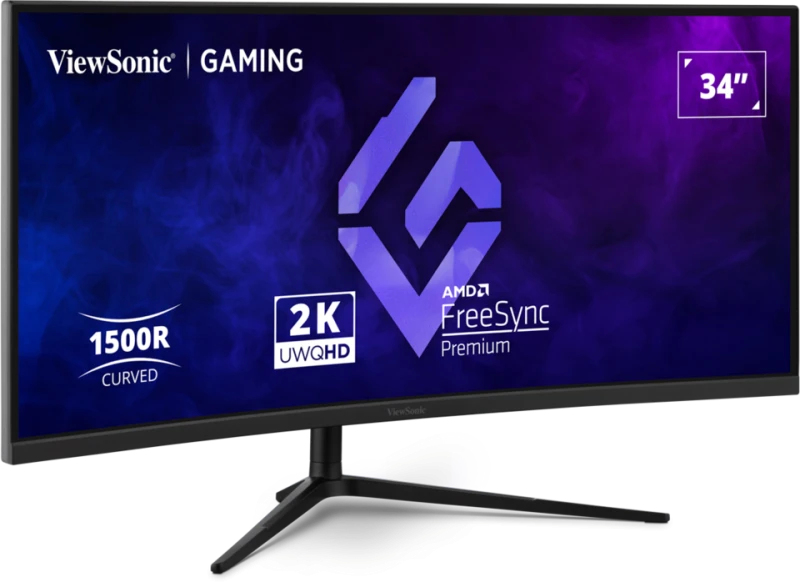 Gaming Monitor -VX3418C-2K - 34in - 3440 x 1440 UWQHD @ 180 Hz - VA - 250 cd/m3