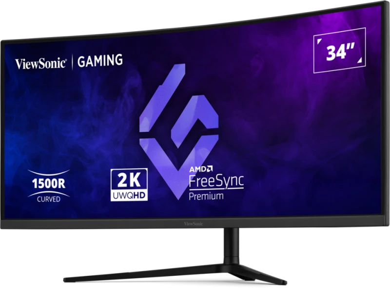 Gaming Monitor -VX3418C-2K - 34in - 3440 x 1440 UWQHD @ 180 Hz - VA - 250 cd/m3