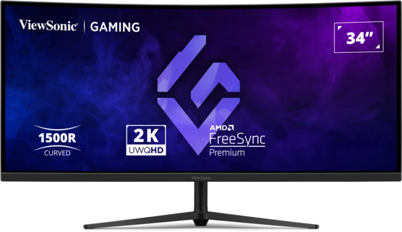 Gaming Monitor -VX3418C-2K - 34in - 3440 x 1440 UWQHD @ 180 Hz - VA - 250 cd/m3