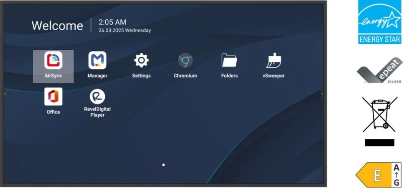 Large format display - ViewBoard CDE4314-2C - 43in - 3840x2160 (4K UHD) - Android 14