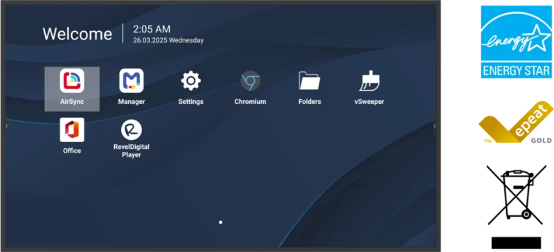 Large format display - ViewBoard CDE4331-1C - 43in - 3840x2160 (4K UHD) - Android 14