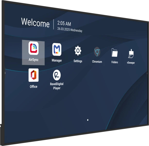 Large format display - ViewBoard CDE8631-1C - 86in - 3840x2160 (4K UHD) - Android 14