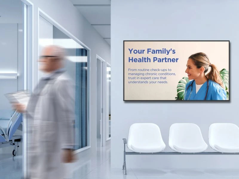 Large format display - ViewBoard CDE8631-1C - 86in - 3840x2160 (4K UHD) - Android 14