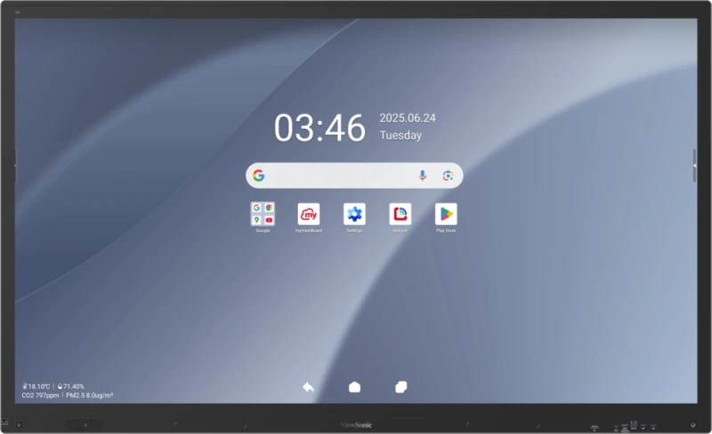 Interactive Flat Panel  - ViewBoard  IFP6563-1C - 65in - 3840x2160 (4K UHD) - Android 15