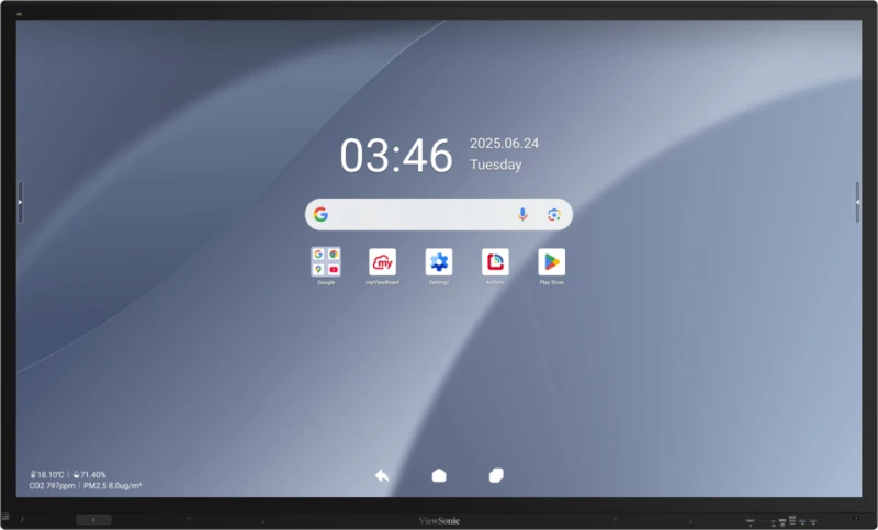 Interactive Flat Panel  - ViewBoard  IFP7563-1C - 75in - 3840x2160 (4K UHD) - Android 15