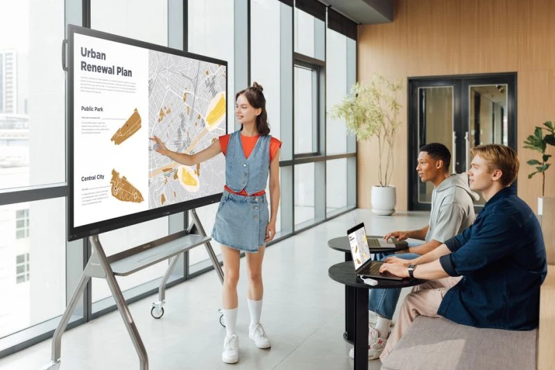 Interactive Flat Panel  - ViewBoard  IFP7563-1C - 75in - 3840x2160 (4K UHD) - Android 15