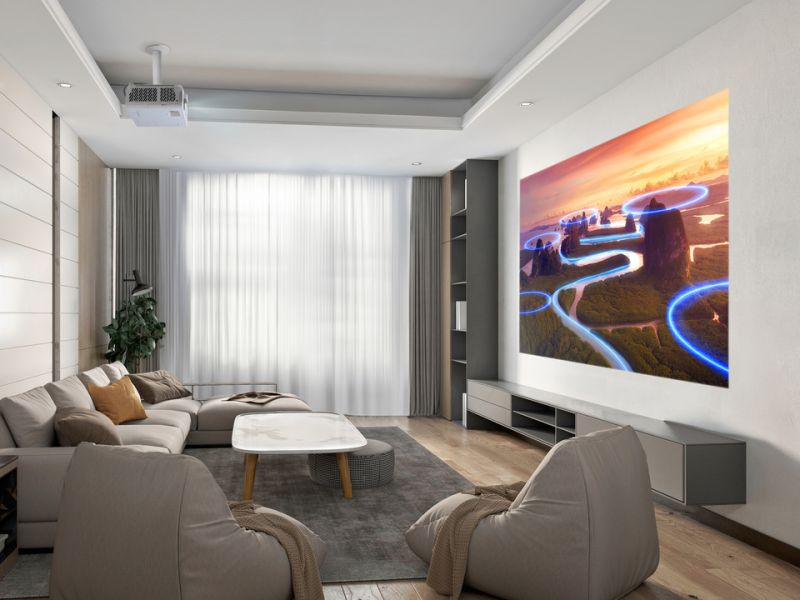 laser Projector LX750-4KE 4K 4000LM TR1.127-1.465 1.3 ZOOM HD