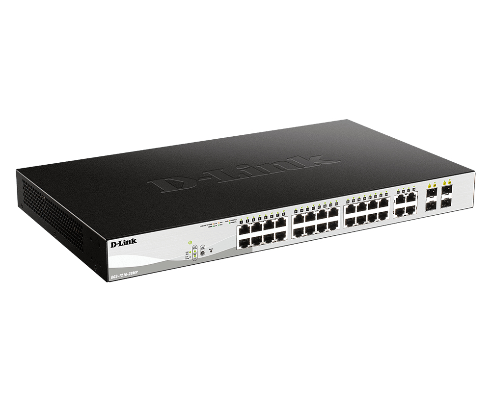 28-port Gigabit Websmart Poe Switch With 24 Utp And 4 Sfp Ports