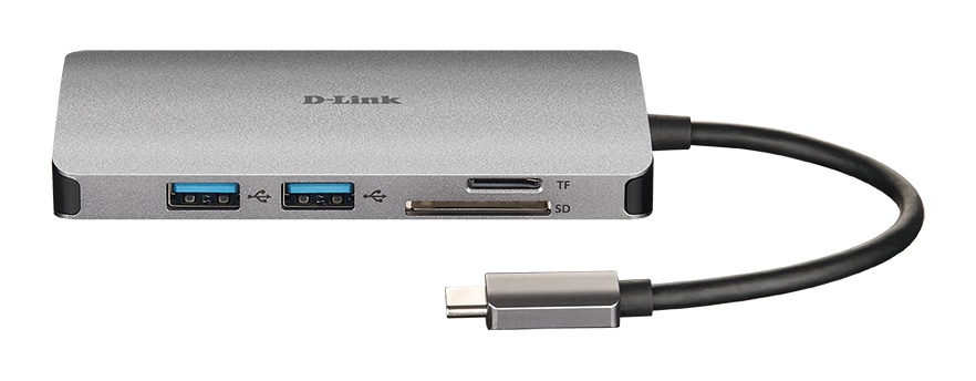 Dub-810 8-in-1 USB-c With Hdmi / Ethernet / Card Reader / Power Delivery