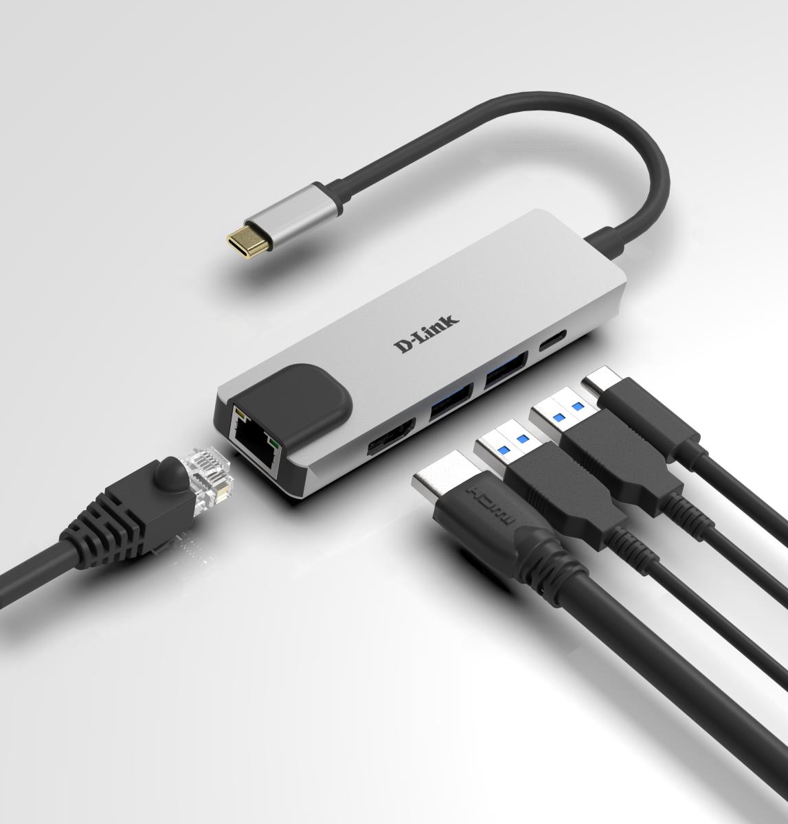 Hub Dub-m520 5-in-1 USB-c With Hdmi / Ethernet And Power Delivery