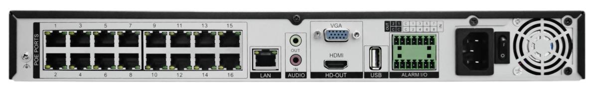 Network Video Recorder Dnr-4020-16p Justconnect H.265 Poe
