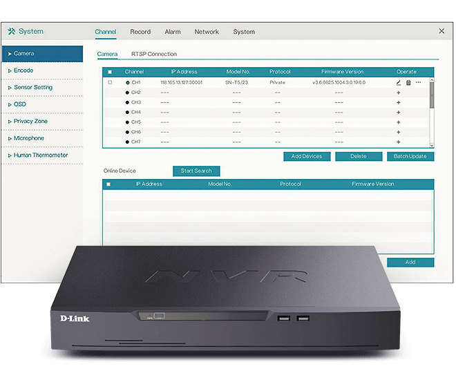 Network Video Recorder Dnr-4020-16p Justconnect H.265 Poe