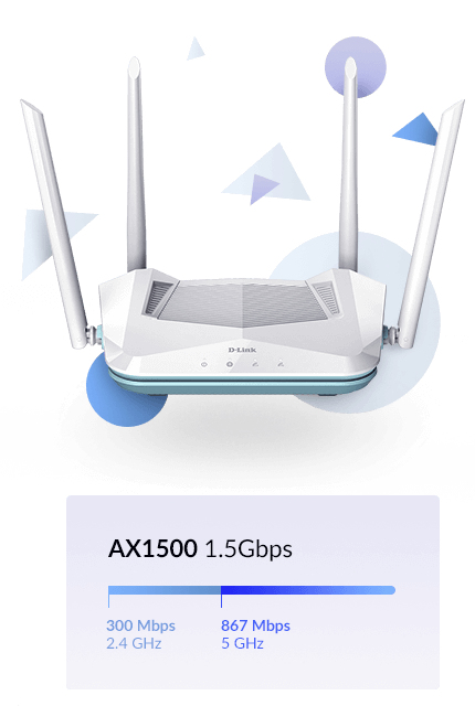 Whole Home Mesh Wi-Fi System - Ax1500 - Eagle Pro Ai - 1 Satellites