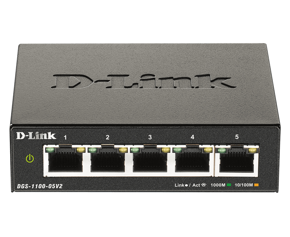 Switch Dgs-1100-05v2/e 5 Ports Gigabit Smart Managed