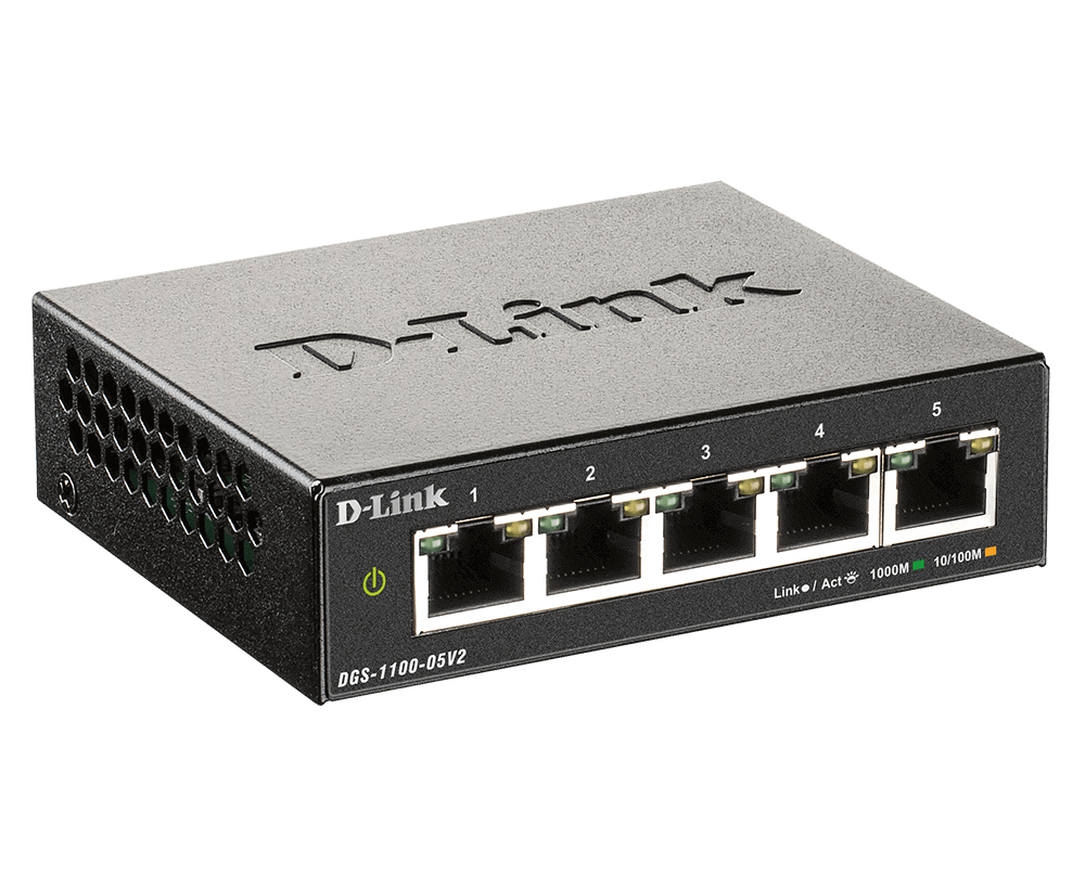 Switch Dgs-1100-05v2/e 5 Ports Gigabit Smart Managed