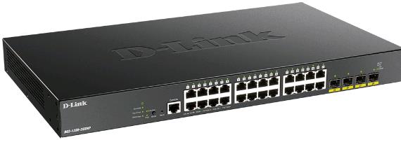 Switch Dgs-125028xmpe 28-port L3 10g Giagabit Smart Managed  4x Poe+
