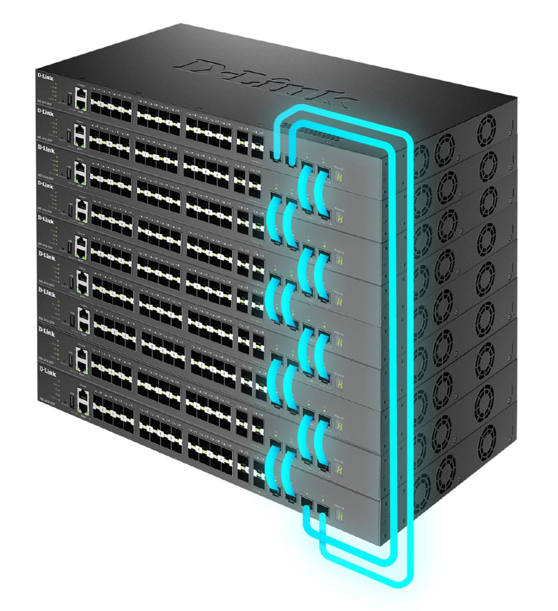 Switch Dxs-3410-32xsy/e 32-ports 10g Stackable L3 Managed Black