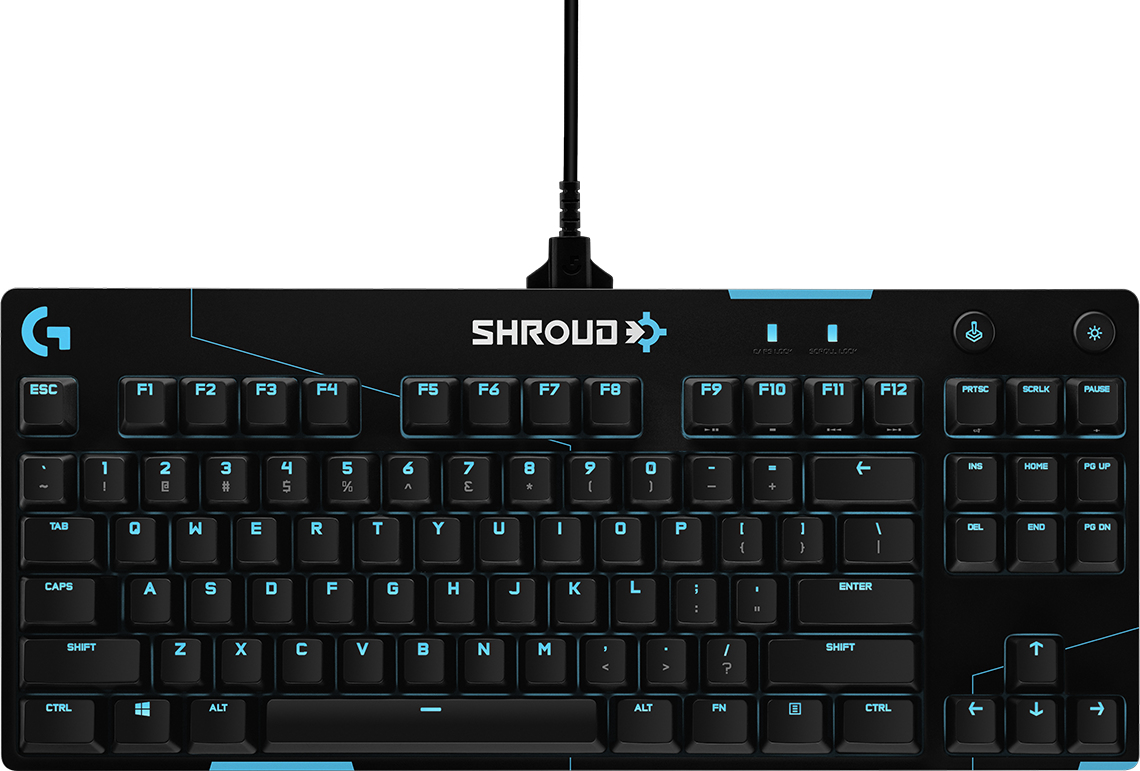 PRO X Gaming Keyboard - SHROUD - US INT'L - INTNL QWERTY